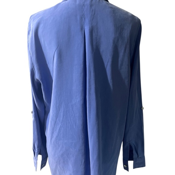 Chico’s Blue Button-Up Shirt - Picture 2 of 13